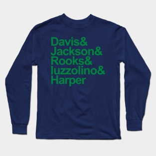 1992-93 Dallas Mavericks List, Green Long Sleeve T-Shirt